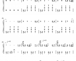 年华都是无效信钢琴简谱-数字双手-神思者