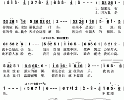 放歌中国简谱(歌词)-佟铁鑫演唱-秋叶起舞记谱上传