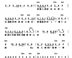 直来直往简谱-孙燕姿演唱-方文山/李偲菘词曲