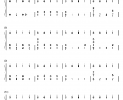 潮鸣り钢琴简谱-数字双手-折户伸治