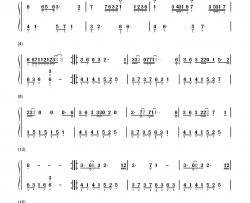 斑马斑马钢琴简谱-数字双手-宋冬野