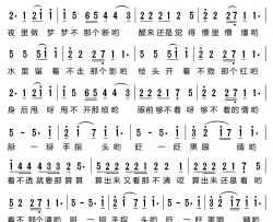 算命调电视剧《小楼风景》插曲简谱-韩磊演唱-赵小源/史志有词曲