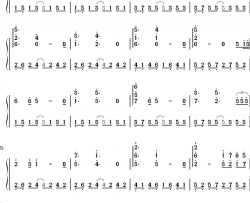 直到世界的尽头钢琴简谱-数字双手-织田哲郎