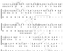 不忘初心简谱(歌词)-二声部合唱-谱友宋友三上传