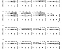 清澈的溪水钢琴简谱-数字双手-布格缪勒