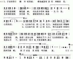 儿女已长大简谱(歌词)-王喆演唱-秋叶起舞记谱上传