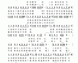 难忘的母校简谱-李敏演唱-邓洪先/雷渡词曲