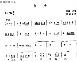 白鱼简谱