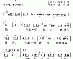 纱巾啊纱巾简谱-电影《赵、钱、孙、李》插曲