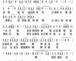 吉祥的云彩简谱-李琼演唱