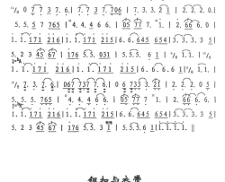 记忆简谱-外国名曲演唱-作曲：韦伯词曲