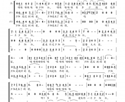 夕阳红三声部简谱-梦之旅组合演唱-郑工制谱
