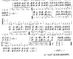 龙津风雨桥简谱-张斌演唱-周兴/张艺军词曲