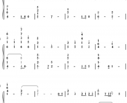 恋文钢琴简谱-数字双手-やなぎなぎ