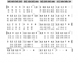 小花朵简谱