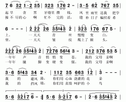 山高水长简谱(歌词)-沙莎演唱-秋叶起舞记谱