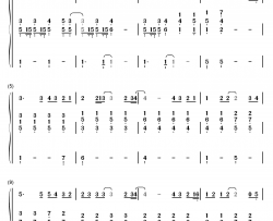 世界末日钢琴简谱-数字双手-周杰伦