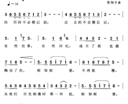 相知相爱电影《甲方乙方》主题歌简谱-韩磊演唱-张和平/陈翔宇词曲