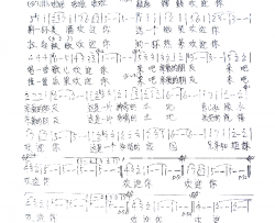 欢迎你简谱-张鹤演唱