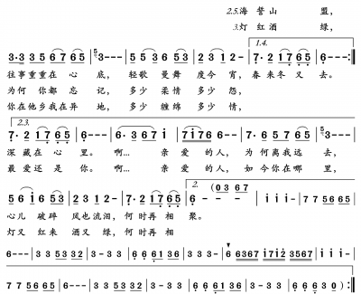 灯红酒绿简谱(歌词)-郭旋演唱-岭南印象曲谱