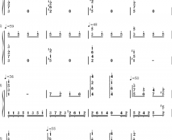 Smoke Gets in Your Eyes钢琴简谱-数字双手-Jerome Kern