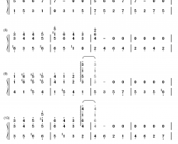 Past Memory钢琴简谱-数字双手-Naoki Satō