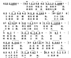 跟我去阿里简谱
