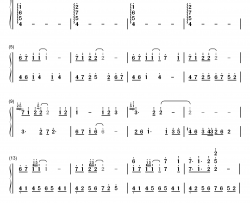 Part of Your World钢琴简谱-数字双手-Alan Menken