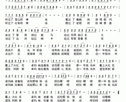 卓玛的心里话简谱-穆红梅演唱-丁贵生/孙成芳词曲