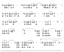 赤子情怀阎肃词王佑贵曲赤子情怀阎肃词 王佑贵曲简谱
