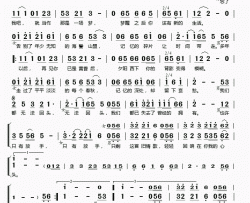 旧情人旧情歌简谱(歌词)-冷漠、李策演唱-桃李醉春风记谱