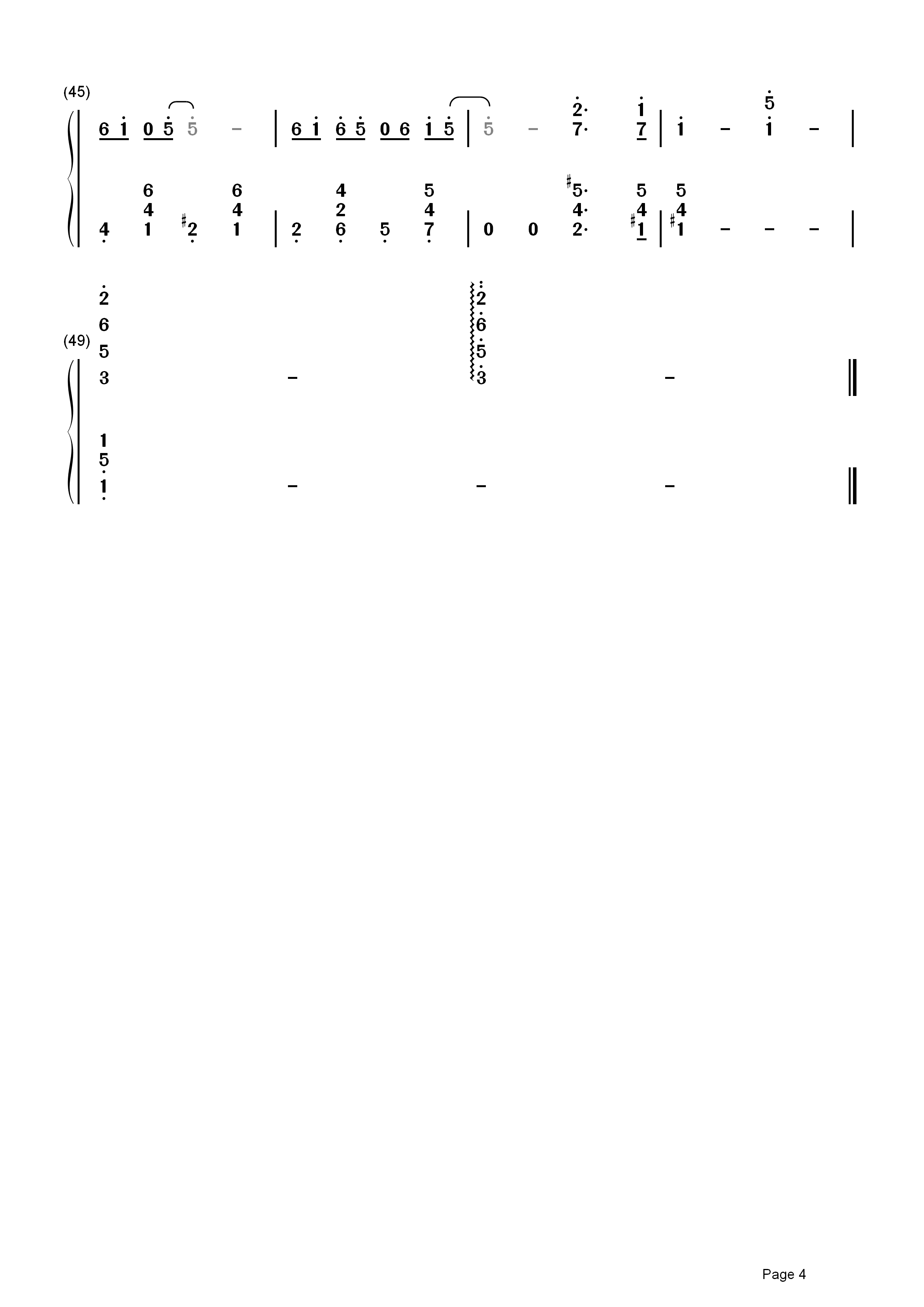 Close To You简谱    Carpenters    温柔又长情，卡朋特成名曲之一4