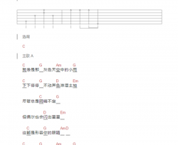 《形容》吉他谱-沈以诚-C调简单版弹唱六线谱-和弦图谱