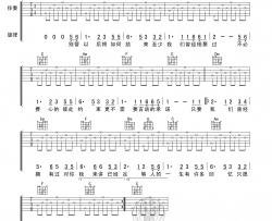 邓丽君《萍聚》吉他谱_《萍聚》C调简单版高清谱
