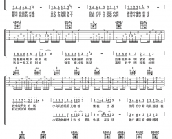老家六线谱、侃侃、老家吉他谱、C调高清版