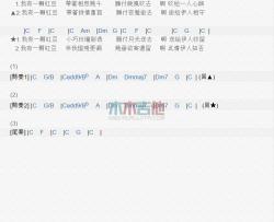 凤飞飞《一颗红豆》吉他谱-Guitar Music Score