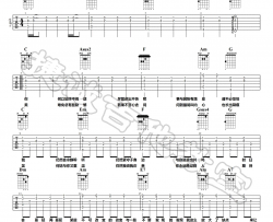 《无条件》吉他谱-陈奕迅-C调原版六线谱-吉他弹唱教学