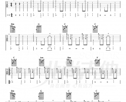 500 miles指弹谱_吉他独奏视频_乡村民谣节奏型