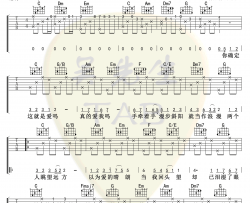 《这就是爱吗》吉他谱-容祖儿/林俊杰-C调弹唱谱-高清六线谱