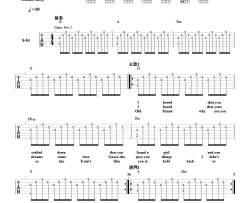 《Someone Like You》吉他谱_Adele阿黛尔_D调弹唱谱_高清六线谱