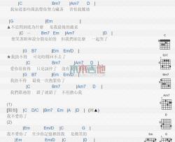 弦子《舍不得》吉他谱-Guitar Music Score
