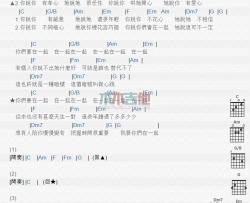 胡彦斌《在一起》吉他谱-Guitar Music Score