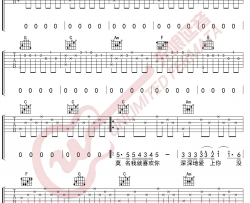 你知道我在等你吗吉他谱 张洪量 C调弹唱六线谱