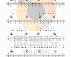 《画》吉他谱_赵雷_G调_吉他六线谱弹唱谱[高清]