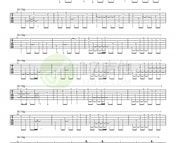 鸟之诗指弹谱 原调六线谱_17吉他编配_Air