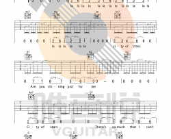 Ryan,Gosling《City Of Stars》吉他谱-Guitar Music Score