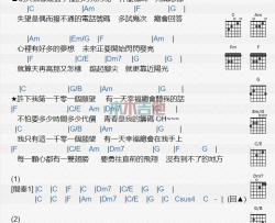 4,In,Love《一千零一个愿望》吉他谱-Guitar Music Score
