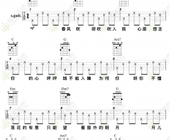 任贤齐《花好月圆夜》吉他谱