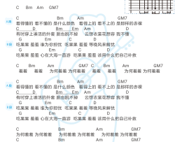 黄龄,万茜《羞羞》吉他谱(G调)-Guitar Music Score