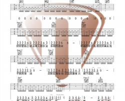 关键词吉他谱_林俊杰_C调原版六线谱_吉他弹唱教学